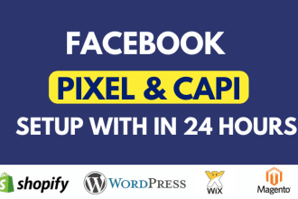 set up facebook pixel , meta pixel, conversion API with taggrs,stape via GTM