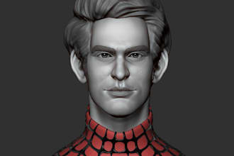 create a stylized or realistic 3d character