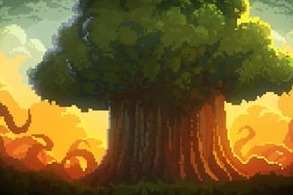 do pixel art backgrounds