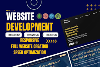 design and build your website, booking, ecommerce store