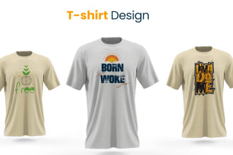 do awesome trendy typography, quotes, and logo tshirt design