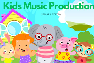 create customized kids music and song