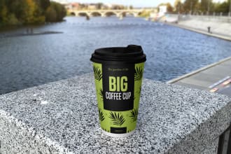 design coffee cup, ice cream cup, paper cup