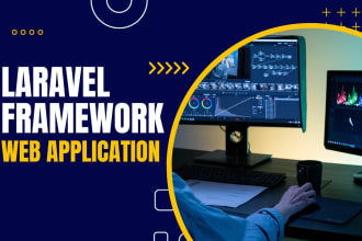 develope laravel web application and fix bugs