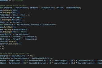 write arduino code for your needs
