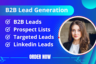 do targeted b2b lead generation, linkedin leads business leads, prospect list