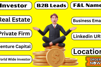 find email list contact list of investors and b2b lead generation