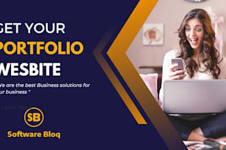 create a portfolio website for freelancing services