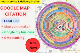 do 7000 google maps citations and gmb ranking for local SEO
