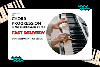 give you a chord progression in any desired scale or key