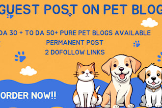 publish your guest post on my pet blog of high da