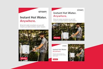 design a static or animated banner ad
