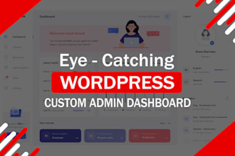 add a custom dashboard to your wordpress website