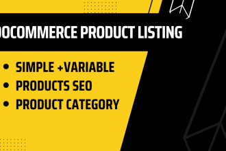 upload products into your wordpress woocommerce website