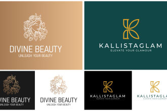 design a modern minimalist and luxury business logo