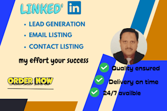 do lead generation, email, contact list and data entry work