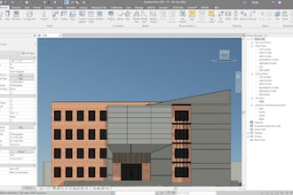 do professional architectural projects permit drawings using revit
