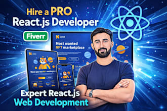 develop frontend in reactjs and nextjs