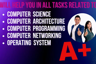 do operating system, computer architecture and computer organization task