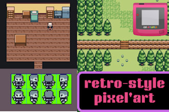 create pixelart environments optimized for gb studio