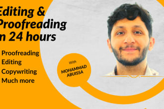 proofread your documents in english and arabic languages