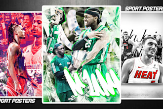design sport poster , committed poster , jersey swap