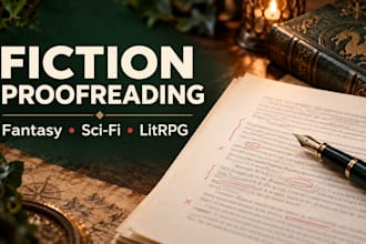 proofread your fantasy or litrpg manuscript