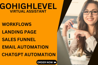 work as gohighlevel virtual assistant salesfunnel integrate simvoly ghl website