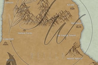 design a fantasy map