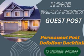 submit a home improvement guest post on home blog