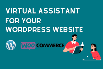 be your virtual assistant for your wordpress website
