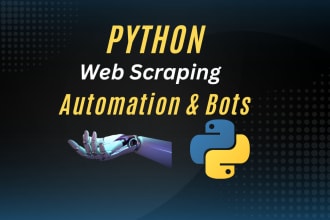 do python web scraping, data scraping, data mining, web scraper