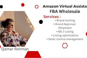 be your amazon fba wholesale virtual assistant