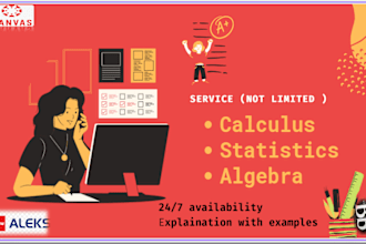 teach you basic mathematics, statistics, calculus and algebra