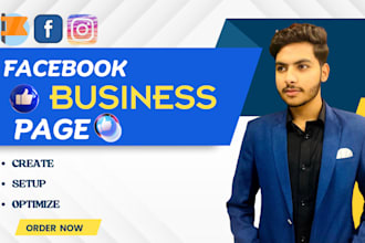 create  your fb , instagram business page