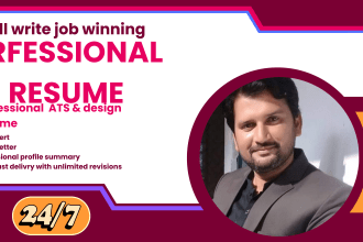be your professional cv maker, resume editor and cv expert