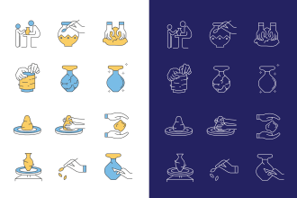 design flat vector icons or full color icons within 24 hours