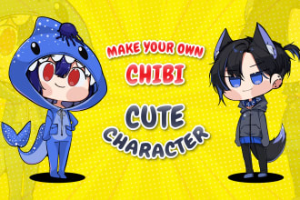 draw anime chibi art or characters in my style