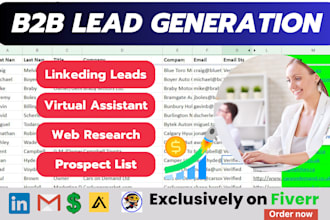 do b2b lead generation, targeted email lists and grow your business