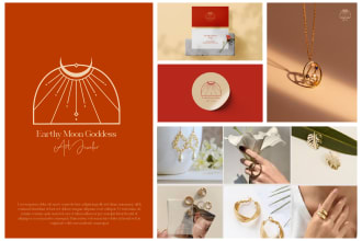 design feminine logo, branding and social media kit