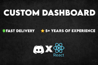 create a dashboard for your discord bot