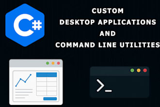 develop custom desktop applications and command line utilities