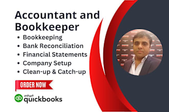 setup, catch up and do bookkeeping using quickbooks online and xero