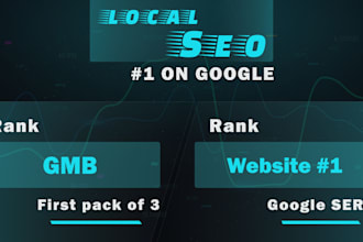 optimize your website and gmb for local SEO to improve google search rankings