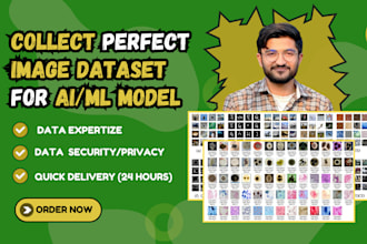 collect image datasets for machine learning model