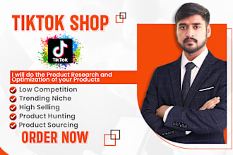 setup tik tok shop, do product research and optimization