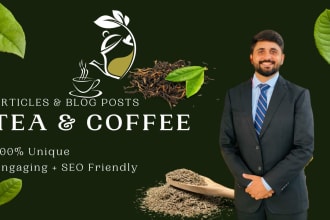 write seo based tea article coffee and herbal tea blog post