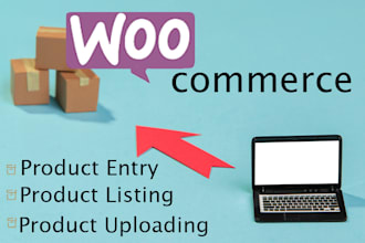 do woo commerce product listing and product upload
