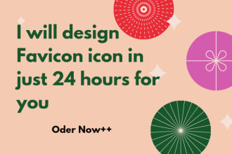 design create a modern attractive favicon for you