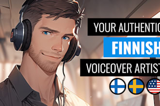 be the finnish voice your commercial needs